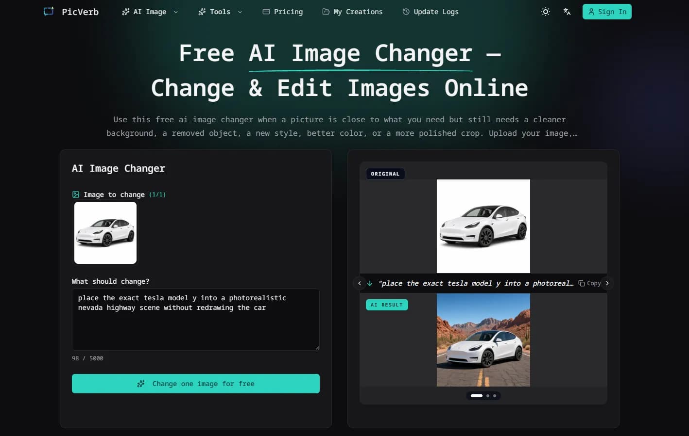 Listing image